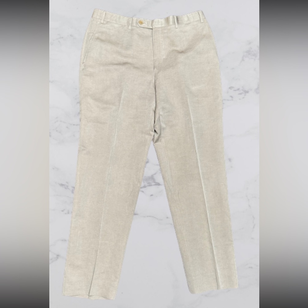 Canali Men's Light Beige/Tan Dress Pants